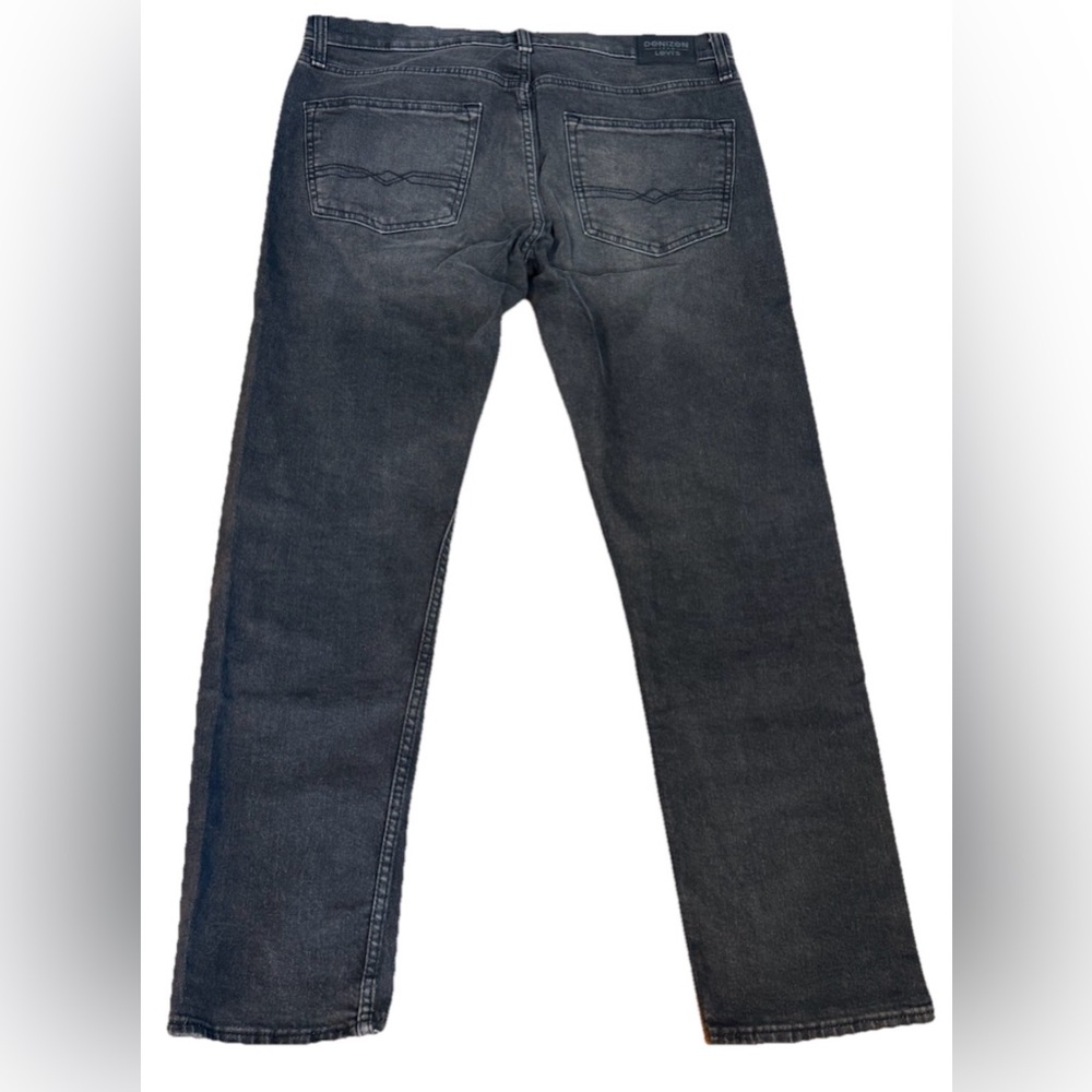 Denizen from Levi's 208 Regular Taper Jeans Faded Black Gray 34x32 - Picture 2 of 8